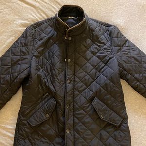 XL Men’s Barbour Powell Quilted Jacket - Navy